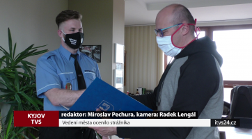 Vedení města ocenilo strážníka