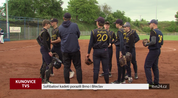 Softbaloví kadeti porazili Brno i Břeclav