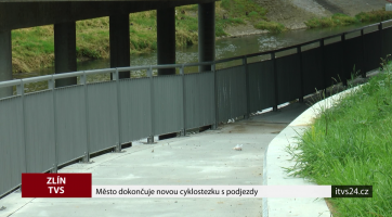 Město dokončuje novou cyklostezku s podjezdy