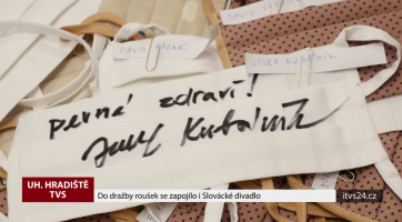 Do dražby roušek se zapojilo i Slovácké divadlo