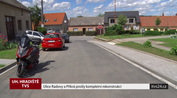 Ulice Radovy a Příkrá prošly rekonstrukcí