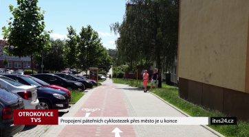 Propojení páteřních cyklostezek přes město je u konce