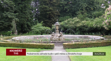Podzámecká zahrada bude v péči města a Zlínského kraje