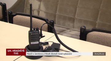 Hasiči z Jarošova a Vések dostali nové vybavení