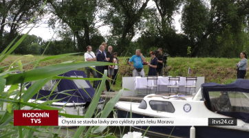 Chystá se stavba lávky pro cyklisty přes řeku Moravu