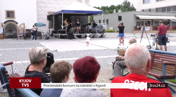 Promenádní koncert na náměstí v Kyjově