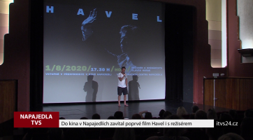 Do kina v Napajedlích zavítal poprvé film Havel i s režisérem