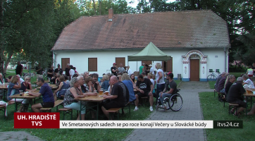 Ve Smetanových sadech se po roce konají Večery u Slovácké búdy