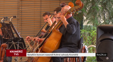 Benefiční koncert rozezněl Květné zahrady Kroměříž