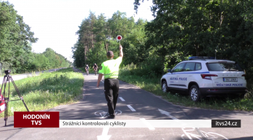 Strážníci kontrolovali cyklisty
