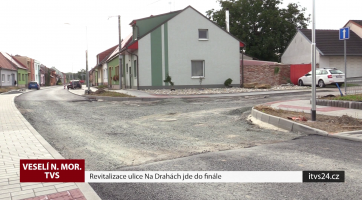 Revitalizace ulice Na Drahách jde do finále