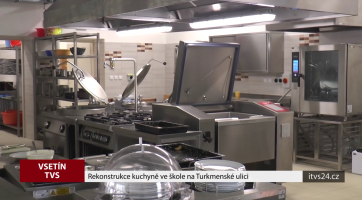 Rekonstrukce kuchyně ve škole na Turkmenské ulici