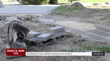 Revitalizace části sídliště Hutník potrvá do října