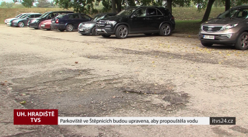 Parkoviště ve Štěpnicích budou opravena, aby propouštěla vodu