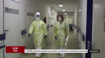 V KNTB proběhlo školení personálu zaměřené na ochranné pomůcky