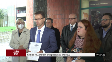 Koalice ve Zlínském kraji podepsala smlouvu
