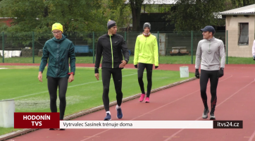 Vytrvalec Sasínek trénuje doma