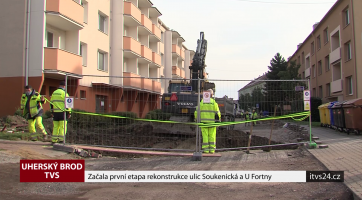 Začala první etapa rekonstrukce ulic Soukenická a U Fortny