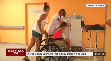 Dětští pacienti z Uherského Hradiště jsou přesouváni do Zlína