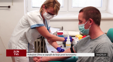 Hokejisté Zlína se zapojili do boje proti koronaviru