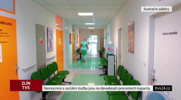 Nemocnice a sociální služby jsou na devadesáti procentech kapacit