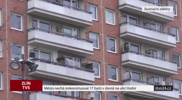 Město nechá zrekonstruovat 17 bytů v domě na ulici Vodní