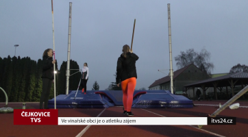 Ve vinařské obci je o atletiku zájem