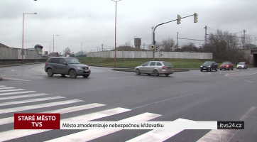 Město zmodernizuje nebezpečnou křižovatku