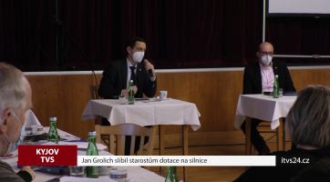 Jan Grolich slíbil starostům dotace na silnice