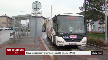 Nový rok přinese v Uherském Hradišti změnu v MHD