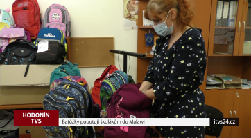 Batůžky poputují školákům do Malawi