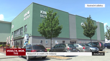 Rozpočet se snížil o 45 milionů