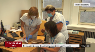 Nemocnice jsou na devadesáti procentech svých kapacit