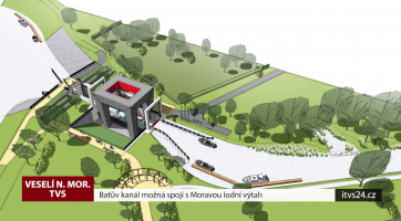 Baťův kanál možná spojí s Moravou lodní výtah