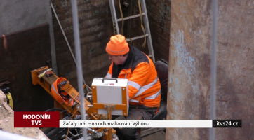 Začaly práce na odkanalizování Výhonu