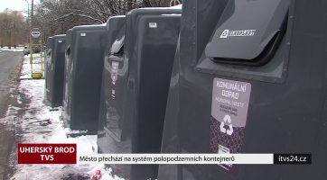 Město přechází na systém polopodzemních kontejnerů