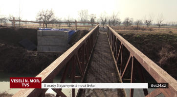 U osady Šlajza vyrůstá nová lávka