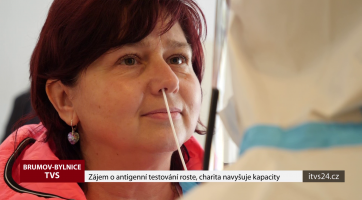 Zájem o antigenní testování roste, charita navyšuje kapacity