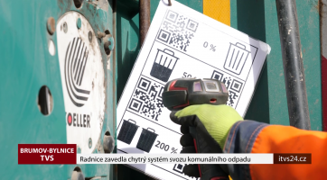 Radnice zavedla chytrý systém svozu komunálního odpadu