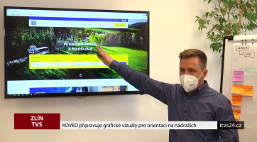 KOVED připravuje grafické vizuály pro orientaci na nádražích