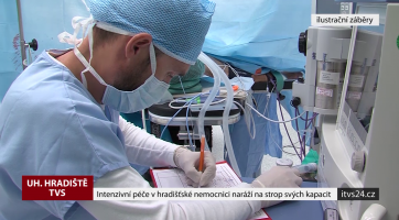 Intenzivní péče v Uherskohradišťské nemocnici naráží na strop svých kapacit