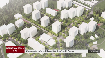 Návrhy změn rožnovského sídliště Koryčanské Paseky