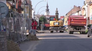 Ve městě začala rekonstrukce dvou ulic