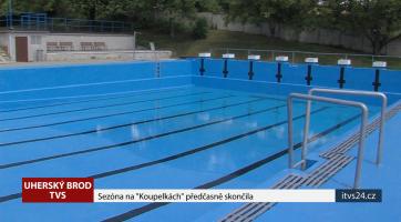 Sezóna na "Koupelkách" předčasně skončila