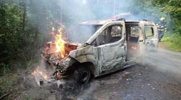 Úterní výjezdy hasičů: záchrana zavaleného muže, požár vozidla a požár modelářské dílny