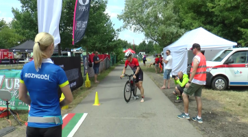 Dlouhý triatlon v Otrokovicích má své vítěze