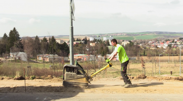 V Kyjově se staví nové chodníky za deset milionů korun