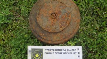 U Boršic se našla nevybuchlá německá mina