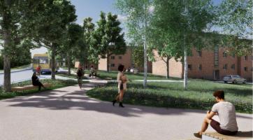 Studie regenerace obytné čtvrti Obeciny je dokončena. Řeší hlavně zeleň a dopravu