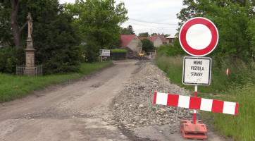 Zlínský kraj opravuje silnici a staví nový most v obci Libosváry